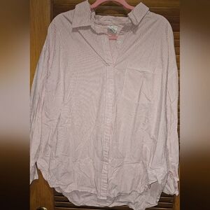 Aerie Striped Button Down